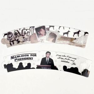 Manchon de tasse personnalisé imprimé pour Kpop et supports de tasses en plastique ou en papier, manchon de tasse à café - Product Image 4