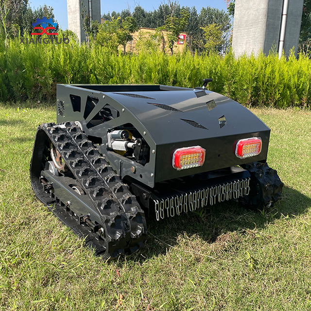 Free Shipping Remote Control Robot Automatic Crawler Rc zero Turn Lawn Mower Remote Control Robot Lawn Mower