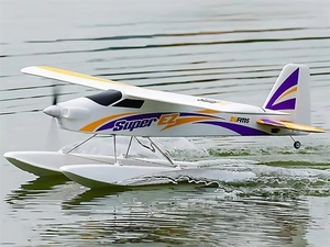 Avión <span class=keywords><strong>RC</strong></span> Amphibian Beginner <span class=keywords><strong>FMS</strong></span> 1220mm Super EZ V4 PNP con tren de aterrizaje metálico Reflex V2 y flotadores - Product Image 5
