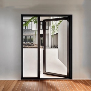 <span class=keywords><strong>Porte</strong></span> française à basse <span class=keywords><strong>seuil</strong></span> sans obstacle, robuste, en <span class=keywords><strong>aluminium</strong></span>, double vitrage, à battants, pour <span class=keywords><strong>entrée</strong></span> <span class=keywords><strong>de</strong></span> maison, cour, jardin - Product Image 3