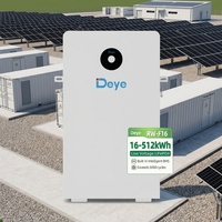 Batterie au lithium Deye Rw-F16 pour stockage d'énergie domestique, 16 kW, batterie Lifepo4 51,2 V 314 Ah 16 kWh, batterie Deye Ess Lifepo4