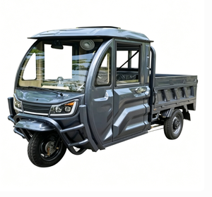 Tricycle de transport à carrosserie fermée avec deux portes, certification EEC COC, caisse de chargement de 1,5 m, capacité de charge de 500 kg, moteur de 1500 W - Product Image 1