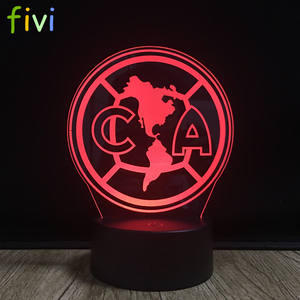 Lampu Malam Led 3D Lampu Malam, Lampu Akrilik Peta Amerika Utara 7 Warna Berubah Kreatif - Product Image 2