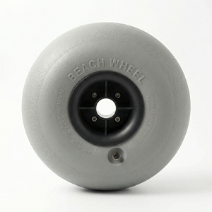 Pneu de sable de plage à ballon de <span class=keywords><strong>12</strong></span> pouces, roues gonflables de plage roues de ballon de remplacement pneus de sable pour Kayak Dolly canoë chariot Buggy - Product Image 4