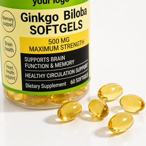 Gélules molles premium d’extrait de <span class=keywords><strong>ginkgo</strong></span> <span class=keywords><strong>biloba</strong></span> 8 en 1 – 500mg avec vitamine E – Complément bien-être pour la santé cérébrale - Product Image 4