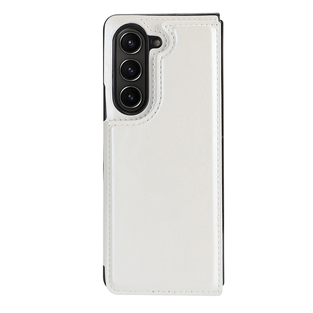 Vintage Leather Protective case Combines Reliable Phone protection with Convenient Card Storage for Your Galaxy Z Fold 3 4 5 6 7
