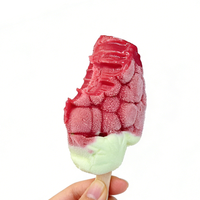 Offre Spéciale : Glace en forme de fruit 3D Raisin Violet, Boisson Froide, Sucette Glacée, Populaire sur Internet, Certifiée Halal, Emballage en Sachet