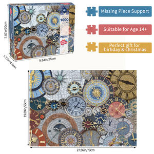 Papel de tarjeta gris de 1000 piezas para adultos-Rompecabezas de juguete <span class=keywords><strong>Jigsa</strong></span> de paisaje de alta dificultad - Product Image 2