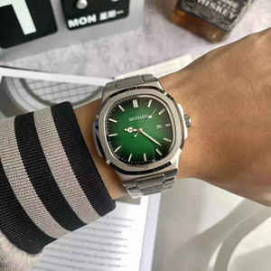 빈티지 클래식 남성 시계 2024 광동 남성 시계 제조 중국에서 럭셔리 남성 은빛 방수 아날로그 손목 시계 - Product Image 3