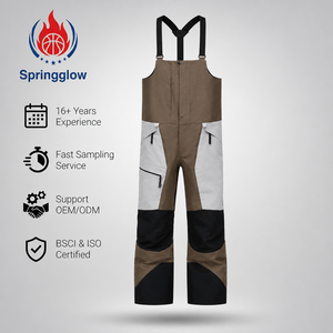 <span class=keywords><strong>Pantalon</strong></span> de ski pour homme personnalisé, imperméable, coupe-vent, pour le snowboard, avec logo OEM sur mesure, fabrication en usine - Product Image 2
