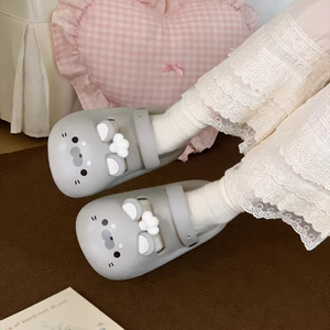 รองเท้าแตะผู้หญิง XIXITIAO ลายการ์ตูน<span class=keywords><strong>สิงโต</strong></span>ทะเลน่ารัก สไตล์แมรี่เจน พื้นหนา กันลื่น ปิดนิ้วเท้า เหมาะสำหรับใส่กลางแจ้ง ทำจากวัสดุ EVA นุ่ม - Product Image 5