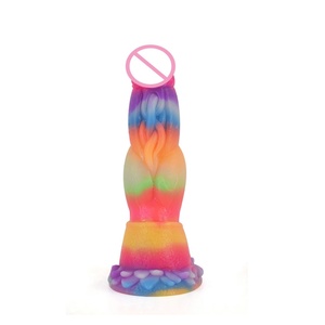 2022 YOCY Top Selling Colorful Liquid Silicone <b>Dildo</b> Highly Life-Like Sex Toys Realistic Penis <b>Dildo</b> for Adult Couple - Product Image 2
