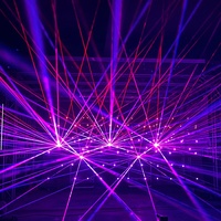 Éclairage laser d'animation RGB pour événements, Knight Outdoor 5w 35kpps DMX Stage Party