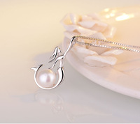 RINNTIN GPN12 Collier de perles en argent sterling 925 de haute qualité