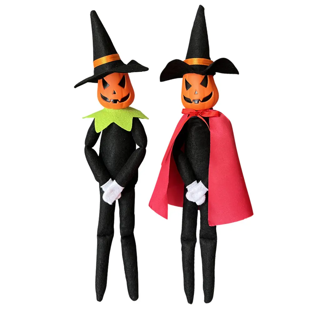 Tecido Halloween Pumpkin Ghost Witch Pendurado Ornamentos Para A Queda Halloween Party Home Prop Crianças Boneca Decoração
