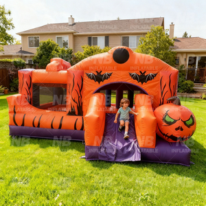 <b>Inflatable</b> Pumpkin Theme House Outdoor Toys Commercial Slide Bouncer Jumping Castle PVC Portable 3-Year Warranty <b>Inflatable</b> Boun - Product Image 4