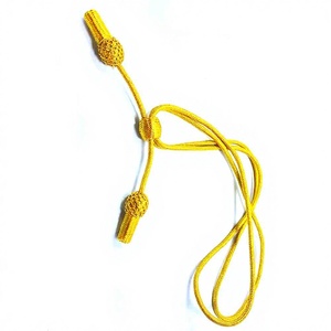 สายรัดหมวกสีทึบสายเชือกผูกหมวกทรงกลมแบบกำหนดโลโก้ได้เอง - Product Image 4