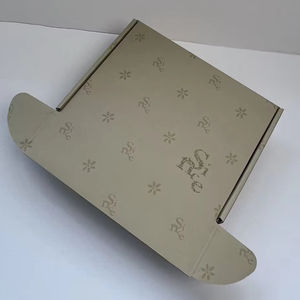 Boîtes en papier colorées personnalisées avec bande <span class=keywords><strong>d</strong></span>étachable et fermeture éclair, boîtes <span class=keywords><strong>d</strong></span>'expédition pour vêtements, boîtes <span class=keywords><strong>d</strong></span>'emballage personnalisées avec logo pour vêtements - Product Image 4