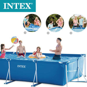 <span class=keywords><strong>Piscina</strong></span> Rectangular Familiar para Exteriores con Marco Metálico <span class=keywords><strong>Intex</strong></span> 28273 de 4.5m x 2.2m x 0.84m - Product Image 5