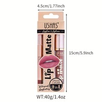 Kit de Maquillage Lèvres Mat Longue Tenue Effet Repulpant – Crayon à Lèvres et Cosmétiques – Vente en Gros