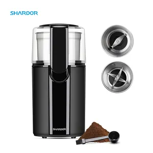 Black Mini Multi-functional Wet Dry Spice Mill Electric Coffee Grinder