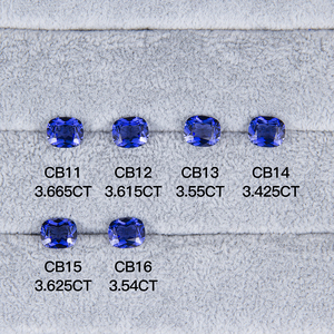 Piedras Hechas a Mano por el Fabricante, Color Azul, Gema Suelta, Joyería, Cultivada en Laboratorio, Igual que el Zafiro Natural - Product Image 5