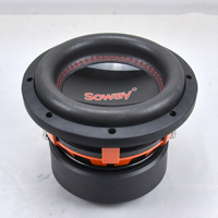 Nouveau style, bonne qualité, haut-parleur de subwoofer 6,5 pouces RMS 300W pour système audio de voiture, 4+4 ohms, vente directe d'usine