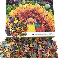 Puzzle personnalisé pour adultes, modèle 500, 1000 pièces, vente en gros