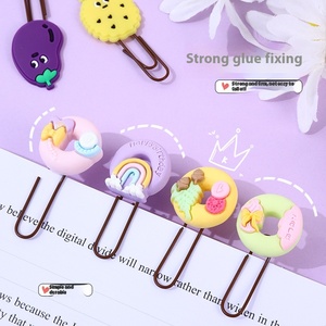 Creative Cartoon Fun Pattern Student Bookmark Pin <strong>Mini</strong> Metal <strong>Paperclip</strong> with Magnet Wholesale for Office Use - Product Image 3