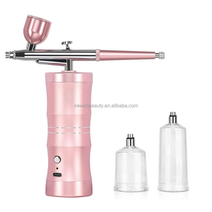 Kit de compresseur d'aérographe pour tatouages d'art des ongles, nouveau pistolet de pulvérisation de beauté pour le modèle de loisir, teinture, maquillage des sourcils, kit d'aérographe hydratant - Product Image 5