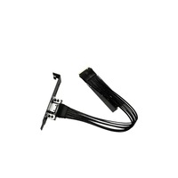 Adaptador NVME a 8611 PCIe40 X4 Gen4, Base Gráfica Externa, Cable de Extensión M2 a Oculink, Conexión de Placa Base Plateada