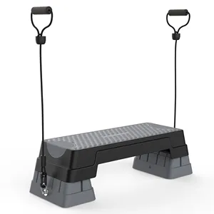 Multi Function Aerobic Stepper Workout Adjustable Gym Aerobic Step Platform