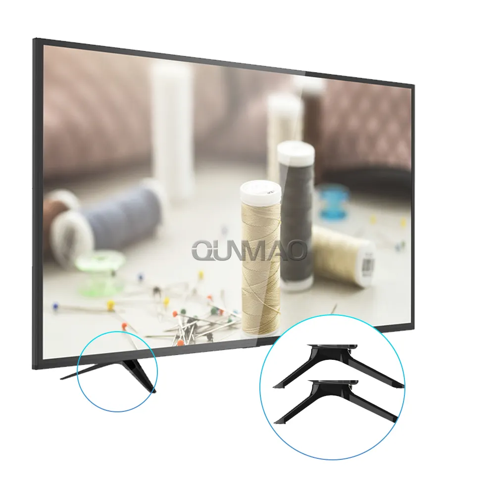 QUNMAO-televisor inteligente con pantalla LCD de 100 pulgadas, televisión por internet, wifi, UHD, 4k, venta al por mayor, 32, 40, 43, 50, 55, 65, 75, 85, 110