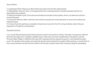 Phrozen Mega S 25L Machine de lavage et de séchage automatique à fonction de rétrolavage, nouveau dispositif de nettoyage industriel avec garantie d'un an - Product Image 4