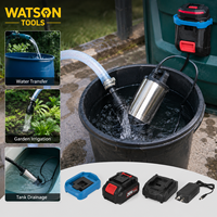 Pompe à eau portable sans fil à batterie au lithium en gros avec adaptateur de batterie et chargeur