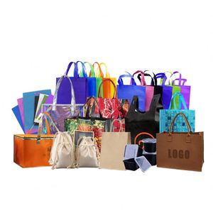 Sac isotherme non tissé personnalisé avec logo, sac à déjeuner OEM, sac isotherme à emporter, isolation thermique pour aliments, bon prix, jetable - Product Image 3