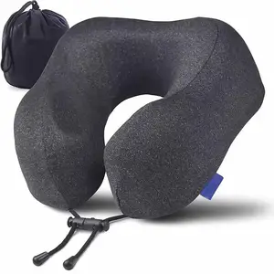 Multifunction U -Shape Travel Pillow Memory Foam For Airplane Neck Support