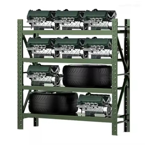 맞춤형 헤비 듀티 스틸 선반 조정 가능한 부식 방지 분말 코팅 작업장 디스플레이 선반 차고 선반 선반 - Product Image 2