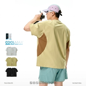 <span class=keywords><strong>T</strong></span>-<span class=keywords><strong>shirt</strong></span> de sport pour homme, respirant, léger, <span class=keywords><strong>anti</strong></span>-<span class=keywords><strong>UV</strong></span> UPF50, manches courtes, protection solaire, pour activités de plein air et fitness - Product Image 3