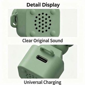 Llavero de Plástico Ligero Personalizado con Sonido de Rana de Dibujos Animados, Juguete Sensorial LED Luminoso con Botón de Presión para Aliviar el Estrés, Regalo - Product Image 3