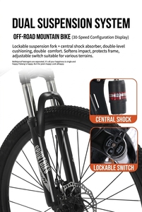 Nouveauté 2026 : Vélo de sport tout-terrain 24 pouces à double disque et vitesses variables, facile à plier, vente en gros, livraison garantie. - Product Image 4