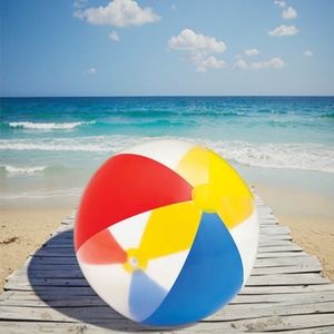 Ballon de plage gonflable en plastique unisexe sur mesure, géant, coloré, avec logo imprimé, marque MUDA, modèle de jouet d'usine 23-31, fabriqué en Chine - Product Image 3