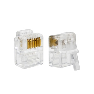 Prise de connecteur <span class=keywords><strong>RJ11</strong></span> RJ12 de haute qualité 6P2C 6P6C 4P4C 4P2C prise téléphonique - Product Image 2