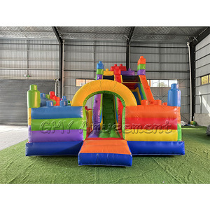 Khối Nhà Nảy Bơm Hơi Thương Mại Trượt Lâu Đài Bouncy Đi Bộ Mặt Trăng - Product Image 2