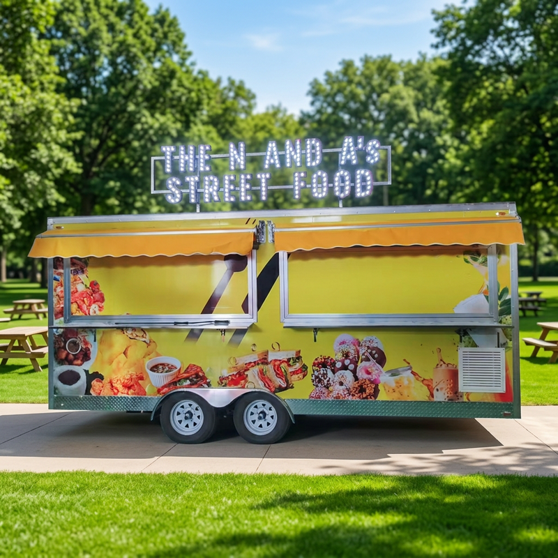 Blackser 4 8m Mobile Food Trailer