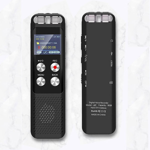 Appareil d'enregistrement du son Réduction du bruit 48 Go Grande mémoire Enregistreur vocal numérique Dictaphone Lecteur MP3 - Product Image 1