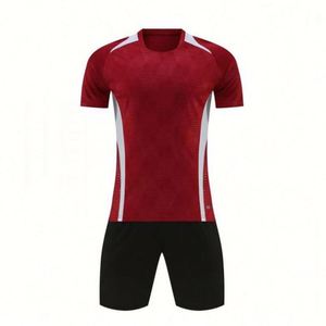 Camiseta de Fútbol Personalizada Morada, Talla Grande, Unisex, Transpirable, de Secado Rápido, 100% Poliéster, 220G, Conjunto de Uniforme de Fútbol de Nuevo Estilo - Product Image 2
