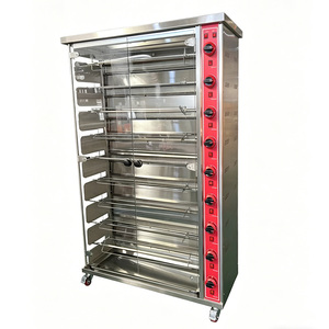 Griglia Industriale Commerciale in Acciaio Inox a 3/6/9 Livelli, Girarrosto Rotante a Gas ed Elettrico <span class=keywords><strong>per</strong></span> Polli Arrosto - Product Image 2