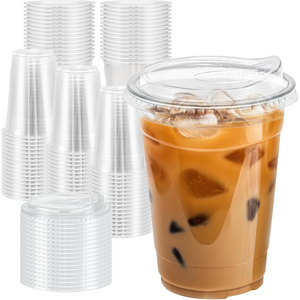 Vaso de Plástico PLA Biodegradable de Grado Alimenticio Personalizado de 90 mm de Diámetro con Tapa Reutilizable para Café y Té con Leche con Tamaños Personalizados - Product Image 1