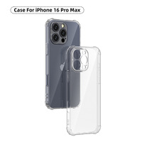 Ultra-mince Transparent Anti-rayures PM Clair Doux TPU Téléphone Couverture Arrière pour iPhone 16 15 14 Samsung Mobile Cas